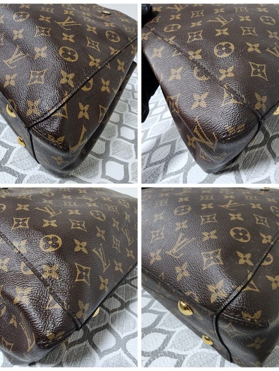 Authentic LOUIS VUITTON Monogram Canvas Montaigne MM Bag Brown - Picture 7 of 13